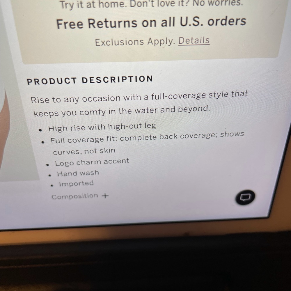 💜🤎🖤NWT FIRM 2 piece Victoria’s Secret swim set. - Picture 5 of 5